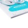 College-wiper in a solid cover 7BC, A4, 80 sheets, headphones, a cage block, matte lamination, selective varnish