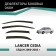 Defly window deflectors for Mitsubishi Lancer Cedia, 2000-2003, sedan
