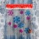 Glass sticker "angular snowflakes" (set 15 pcs) 24x24 cm, pink blue transparent