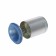 The support is furniture, adjustable, aluminum, d = 50 mm, h = 100 mm, matte chromium color