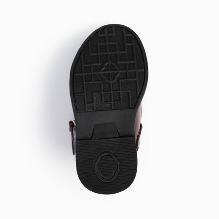 Sandals for the girl, burgundy color, size 25-4