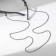 Chain for glasses "Aesthetics" No. 70, Black color, 70 cm