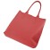 Bag women, genuine leather, red 31x8x33 cm