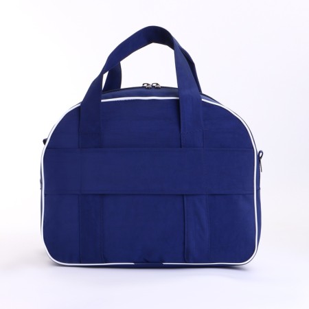 Small 20 "Small" with a bag, a lightning department, an outer pocket, blue color-10