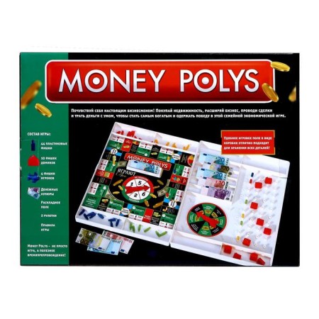 Money Polys Board Game “All play”, 2-4 players, 7+-6