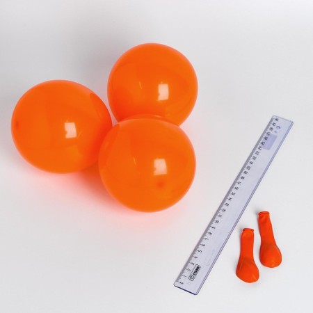 Shar Latex 5 ", pastel, set of 100 pcs., Water bombs, Orange color