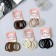 Hair elastic band "Milena" (set 4 pcs) spring, 4 cm, mix