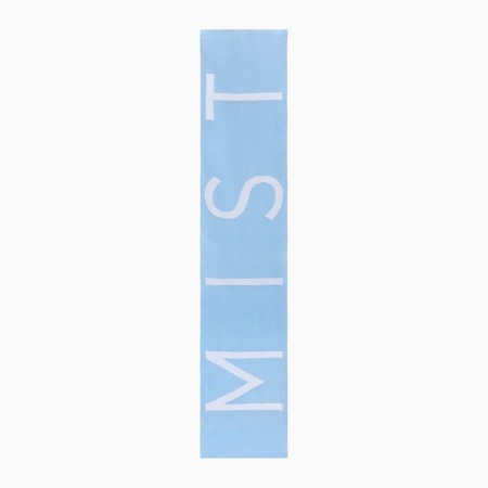 Female Bilateral Mist Blue Scarf, size 47*226cm-4