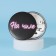 GRL PWR mirror, D 7.5 cm, PVC - box, MIX drawing