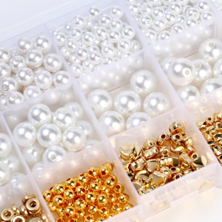 Set for creating jewelry "Pearl beads", bead size: from 2 to 12 mm-6