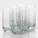 A set of glass glasses LAV "Almaz", 385 ml, 6.2 × 14.2 cm, 6 pcs
