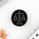 Coin set and icon "Lawyer", 7.5 x 10 cm