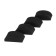 Anti -uded, black lining, set 4 pcs