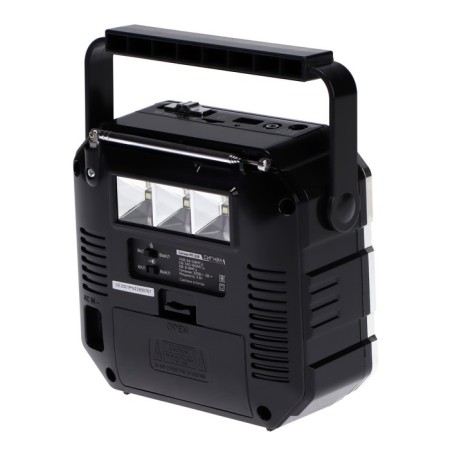 Radio receiver "RP-228", 220V, battery 1200 mAh, USB, SD, black-4