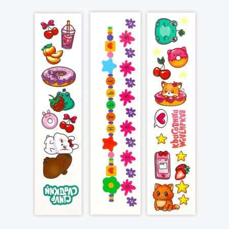 A set of children's overhead nails with tattoos "kids"-2