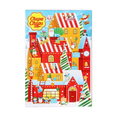 New Year. New Year's Advent Calendar Chupa Chups, Fruittella and Meller, 224 g-3