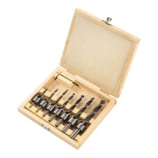 Set of drill Zenkers on wood Denzel 704272, 3-10 mm, 7 pcs