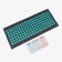 Iplikator-river, the basis of Spanbond, 140 modules, 28 × 64 cm dark gray/turquoise color