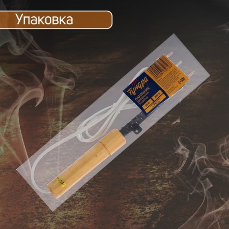 Tundra soldering iron, EPSN, wooden handle, wedge -shaped sting d = 3.5 mm, 25 W, 220 B-3