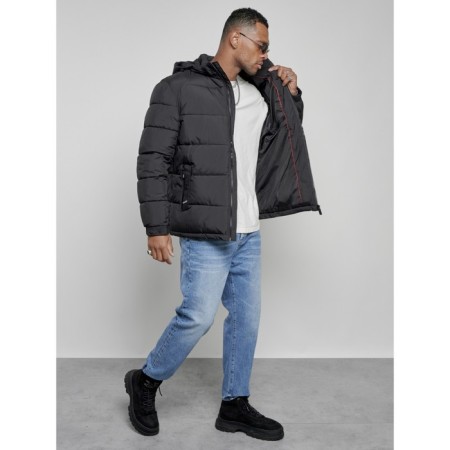 Sports male winter, size 52, black color-14