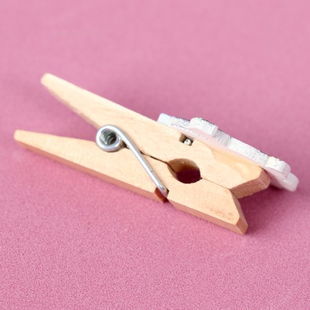 Decorative clothespins with a rope for the suspension "Penguins" set 10 pcs., 2.5 × 12.5 × 13.5 cm-2
