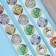 Stickers in the roll "Animals", 500 pcs, 2.5 x 2.5 cm