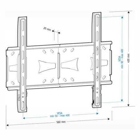 The bracket for LCD TV Holder LCDS-5070 37 "-55", 45 kg, discharge. From the wall 20mm.-1