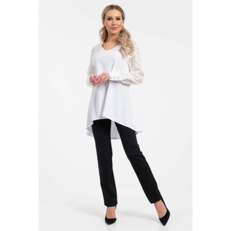 Women's tunic, size 42, white color-3