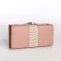 Women's wallet on magnet, pink color