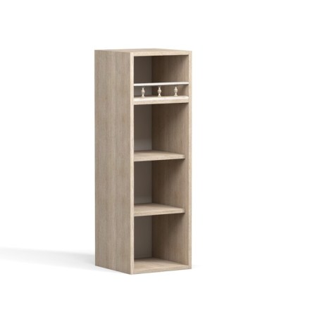 Cabinet-alarm cabinet with a shelf Angelica 300x300x920 oak milk/ash-2