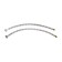 Flexible eyeliner for Zein mixer, nut 1/2 ", fitting M10, 40 cm, set 2 pcs