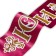 Tape "Jubilee", 3D satin, burgundy