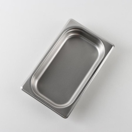 Gastricity 1/4 of stainless steel, 40 mm, 26.4 × 16 × 4 cm, thickness 0.8 mm-1