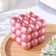 Figure candle "Babble" Big Cube, 5x5x5 cm, pink mother of pearl