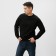 Male sweatshirt, black color, size 56 (3xl)