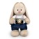 Soft toy "Bunny Mi", with a camera, 25 cm