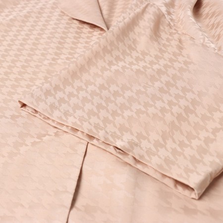 Women's pajamas (shirt and shorts) KAFTAN SILK, r.48-50, beige-8