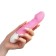 Vibrator with stimulation of the point G, 17x3.5 cm, pink