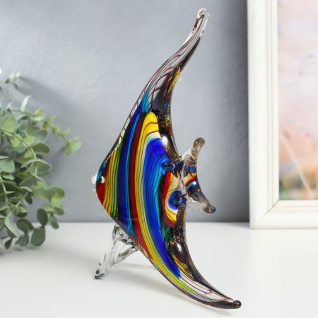 Souvenir Glass "Fish Clown" under Muranskoy glass 22x7x25 cm-5