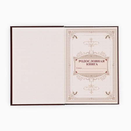 The genealogy book "Family Chronicle" in a box with a tree, 20 x 26 cm-6