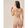 Female top on thin adjustable straps with cups Top with Cup, size 50, color cream latte