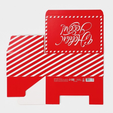Box the team "Happy New Year", 18 x 12 x 7 cm, New Year-6