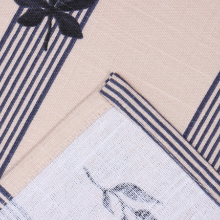 Apron Ethel "Leaves" 60x70cm, 100% HL, reps 220 g/m2-6