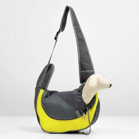 Sling - animal transportation, 42 x 25 cm, yellow-4