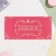 Money envelope "On a wonderful day of the anniversary!" red, embossing 17 x 8 cm