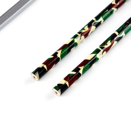 Chancellery set “Happy Defender of the Fatherland Day!”, Pencils 2 pcs, eraser 2 pcs, notebook-6