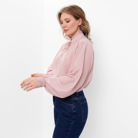Women's blouse minku: enjoy color pink, river 50-4