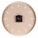 Wall clock, interior "minimal", silent, D-30 cm, beige