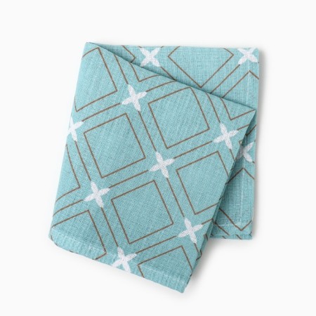 Cross Cross 35x60cm, Blue, Waffle 120g/m, HL100%-4