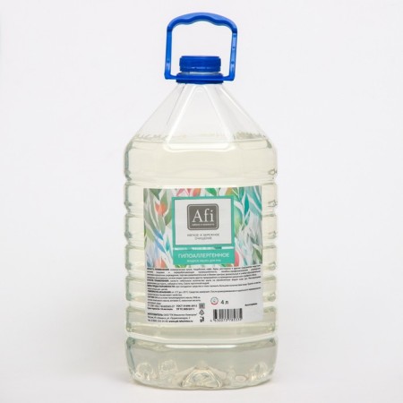Liquid soap AFI hypoallergenic 4 l